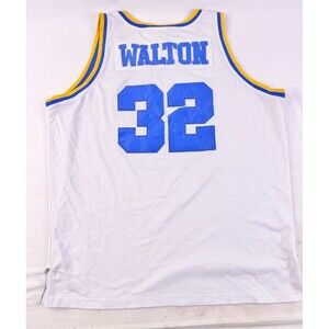 Vintage Adidas True School UCLA Bruins Bill Walton #32 White Jersey Mens Size 52